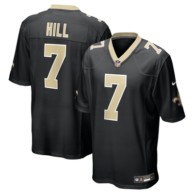 New Orleans Saints Taysom Hill Nike Black Game Jersey
