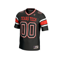 Texas Tech Red Raiders GameDay Greats Personalized Football Fashion Jersey - Black