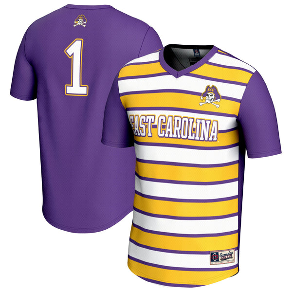 #1 ECU Pirates GameDay Greats Lightweight Soccer Fashion Jersey - Purple