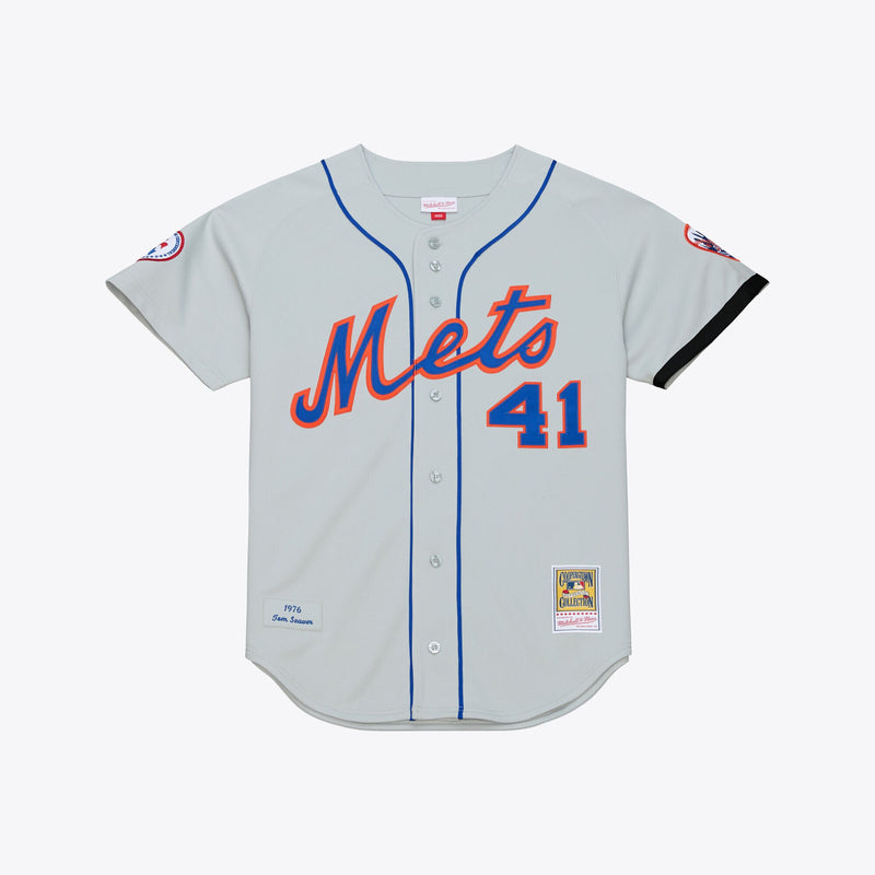 New York Mets Tom Seaver Mitchell & Ness Gray 1976 Authentic Jersey