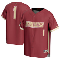 #1 Boston College Eagles GameDay Greats Lightweight Baseball Fashion Jersey – Maroon
