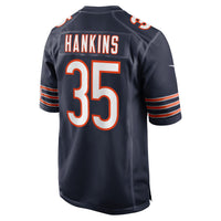 Chicago Bears Deion Hankins Nike Navy Team Game Jersey