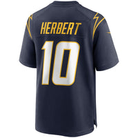 Los Angeles Chargers Justin Herbert Nike Navy Alternate Game Jersey