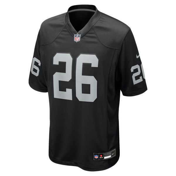 Las Vegas Raiders Darien Porter Nike Black Team Game Jersey
