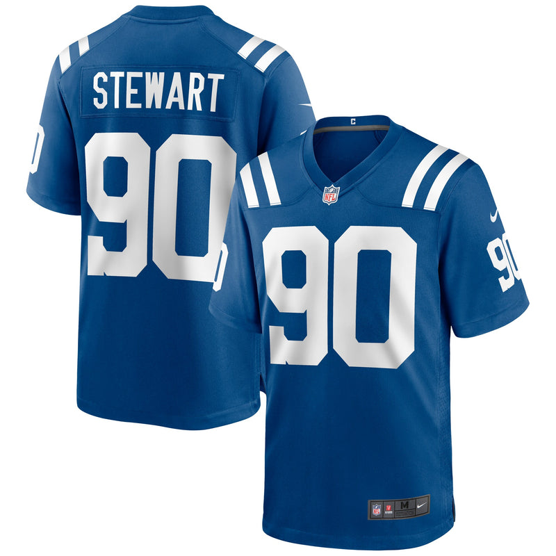 Indianapolis Colts Grover Stewart Nike Royal Game Jersey