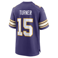 Minnesota Vikings Dallas Turner Nike Purple Alternate Game Jersey