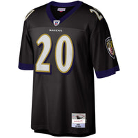 Baltimore Ravens Ed Reed Mitchell & Ness Black Legacy Replica Jersey