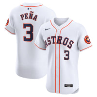 Houston Astros Jeremy Peña Nike White Home Elite Player Jersey