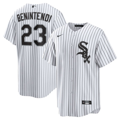 Chicago White Sox Andrew Benintendi Nike White/Black Home Official Player Jersey