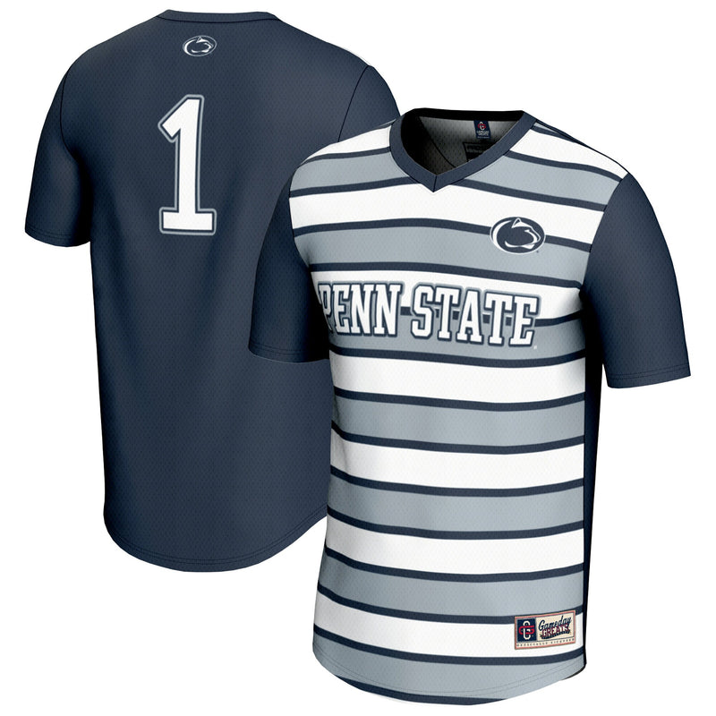 #1 Penn State Nittany Lions GameDay Greats Lightweight Soccer Fashion Jersey - Navy