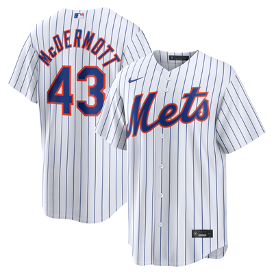 New York Mets Chayce McDermott Nike White Home Replica Jersey