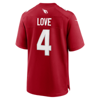 Arizona Cardinals Jeremiyah Love Nike Cardinal 2026 NFL Draft First Round Pick No. 3 Team Game Jersey