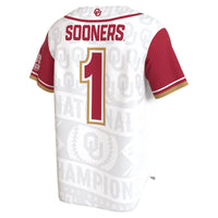Oklahoma Sooners GameDay Greats 2026 NCAA Baseball College World Series Champions Lightweight Jersey - White