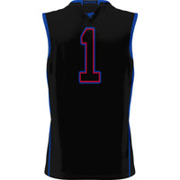 #1 SMU Mustangs GameDay Greats Lightweight Basketball Jersey - Black