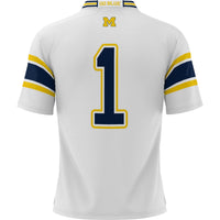 #1 Michigan Wolverines GameDay Greats Football Jersey - White