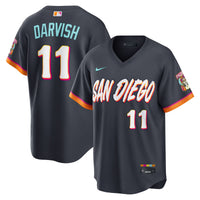 San Diego Padres Yu Darvish Nike Obsidian 2026 City Connect Stadium Jersey