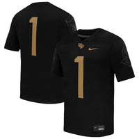 #1 UCF Knights Nike Alternate Game Football Jersey - Black