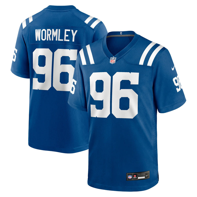 Indianapolis Colts Chris Wormley Nike Royal Team Game Jersey
