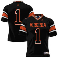#1 Virginia Cavaliers GameDay Greats Endzone Football Jersey - Black