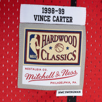 Toronto Raptors Mitchell & Ness Vince Carter 1998 Split Swingman Jersey - Purple/Red