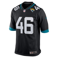 Jacksonville Jaguars Ross Matiscik Nike Black Alternate Game Jersey
