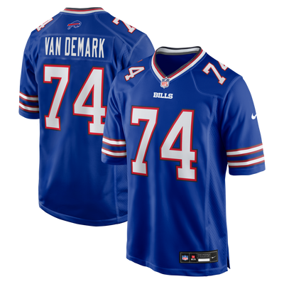 Buffalo Bills Ryan Van Demark Nike Royal Game Player Jersey