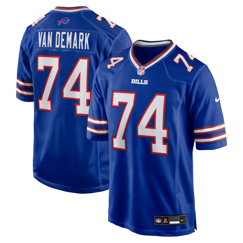 Buffalo Bills Ryan Van Demark Nike Royal Game Player Jersey