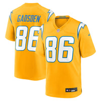 Los Angeles Chargers Oronde Gadsden Nike Gold Alternate Charger Power Game Jersey