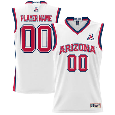 Arizona Wildcats GameDay Greats NIL Pick-A-Player Basketball Jersey - White