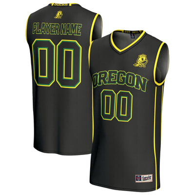 Oregon Ducks GameDay Greats Lightweight Collegiate Basketball NIL Pick-A-Player Fashion Jersey - Black