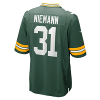 Green Bay Packers Nick Niemann Nike Green Team Game Jersey