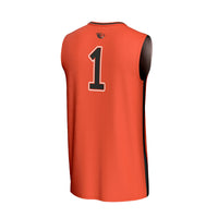 #1 Oregon State Beavers GameDay Greats Lightweight Collegiate Basketball Fashion Jersey - Orange