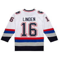 Vancouver Canucks Trevor Linden White 2003-04 Power Play Jersey