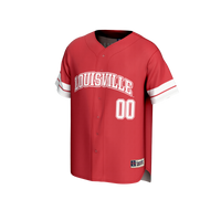 Louisville Cardinals GameDay Greats NIL Pick-A-Player Baseball Lightweight Jersey - Red