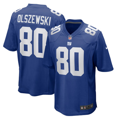 New York Giants Gunner Olszewski Nike Royal Team Game Jersey