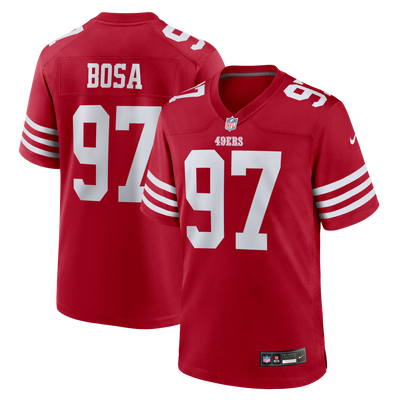San Francisco 49ers Nick Bosa Nike Scarlet Player Game Jersey