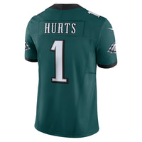 Philadelphia Eagles Jalen Hurts Nike Green Vapor F.U.S.E. Limited Jersey