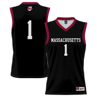 #1 UMass Minutemen GameDay Greats Lightweight Basketball Jersey - Black