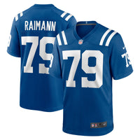 Indianapolis Colts Bernhard Raimann Nike Royal Player Game Jersey