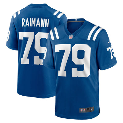 Indianapolis Colts Bernhard Raimann Nike Royal Player Game Jersey