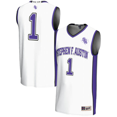 Stephen F Austin Lumberjacks GameDay Greats #1 Basketball Jersey - White