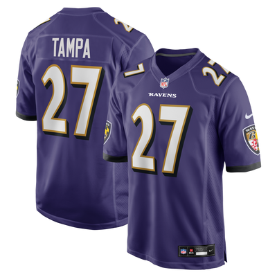 Baltimore Ravens T.J. Tampa Nike Purple Team Game Jersey