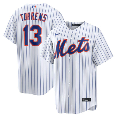 New York Mets Luis Torrens Nike White Home Replica Jersey