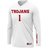 #1 USC Trojans GameDay Greats Lightweight Volleyball Jersey - White