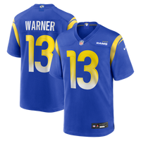 Los Angeles Rams Kurt Warner Nike Royal Game Retired Player Jersey