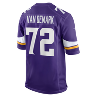 Minnesota Vikings Ryan Van Demark Nike Purple Team Game Jersey