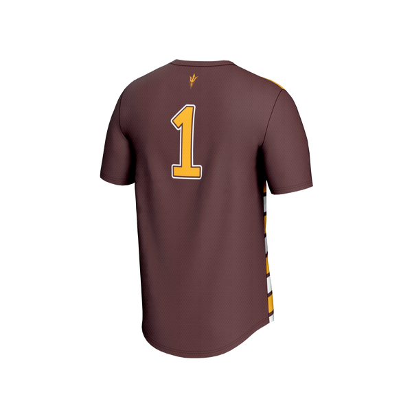 #1 Arizona State Sun Devils GameDay Greats Lightweight Soccer Fashion Jersey - Maroon