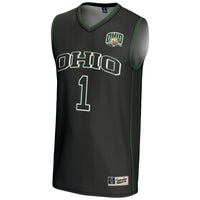 #1 Ohio Bobcats GameDay Greats Lightweight Basketball Jersey - Black