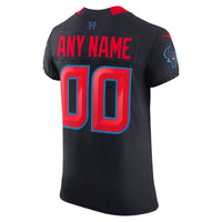 Houston Texans Nike Navy Alternate Vapor F.U.S.E. Elite Custom Jersey