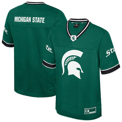 Michigan State Spartans Colosseum Nothing But The Hits Football Jersey - Green